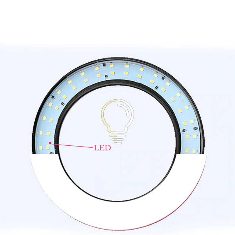 Cepax M-26 Işıklı Telefon Tutucu Ring Light - 5 Cepax M-26 Işıklı Telefon Tutucu Ring Light - 5